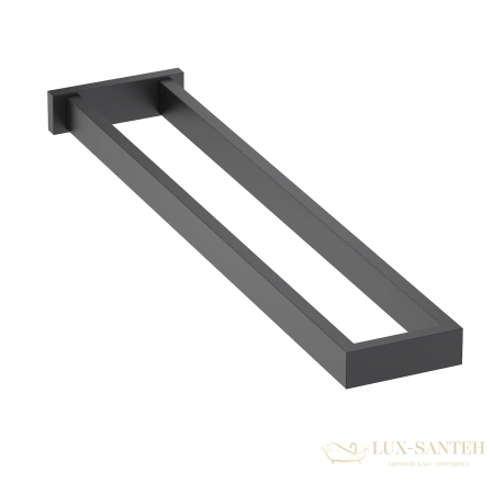 полотенцедержатель двойной timo selene 14052/03, черный матовый