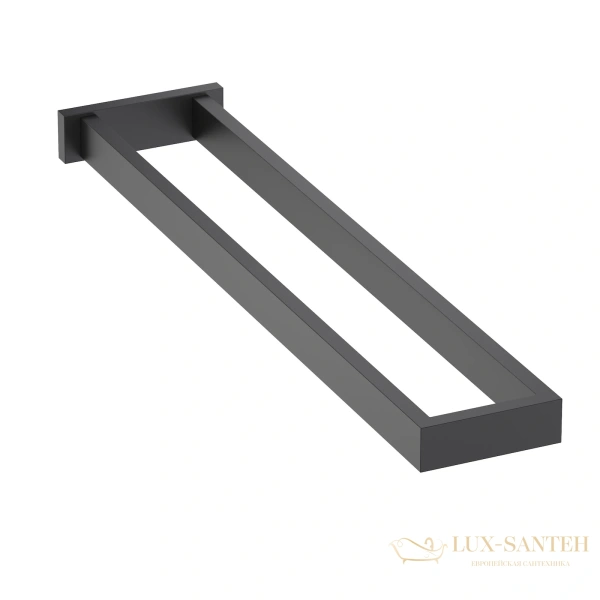 полотенцедержатель двойной timo selene 14052/03, черный матовый