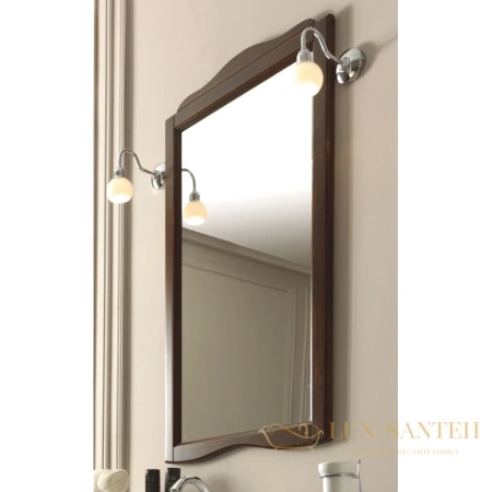 зеркало kerasan retro 731340noce 63х116 см, орех