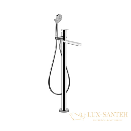 смеситель напольный для ванны gessi emporio via manzoni 24982.031, хром
