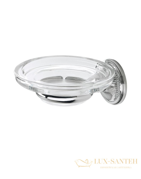 мыльница стеклянная stil haus regal rg09(25) настенная, бронза