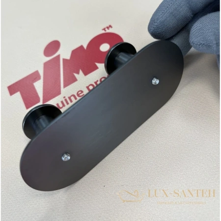 планка с крючками timo saona 13014/18, черное золото