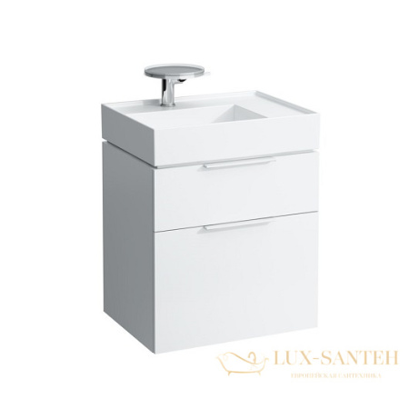 тумба под раковину laufen kartell by laufen 4.0755.2.033.631.1 595х455 мм, белый глянец