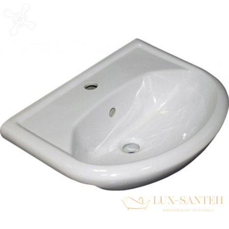 раковина aqwella уют-55, 12091, цвет белый