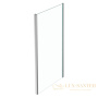 боковая стенка jacob delafon serenity e14f70-ga для душевой двери 70 см, профиль глянцевый хром, стекло прозрачное