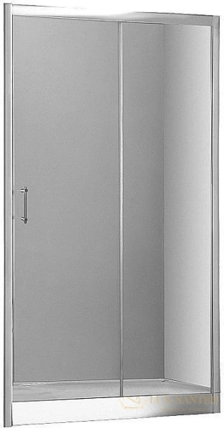 душевая дверь aquanet alfa naa6121 150 прозрачное стекло