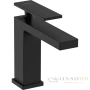 смеситель для раковины hansgrohe tecturis e 73010670 с донным клапаном, черный матовый
