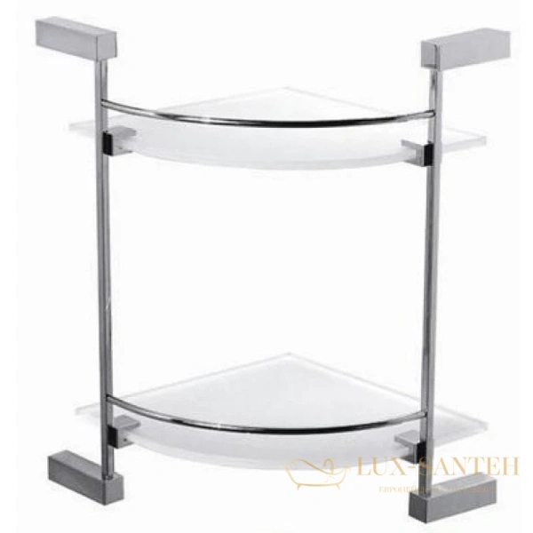 полка стеклянная schein rembrandt 0612b, хром