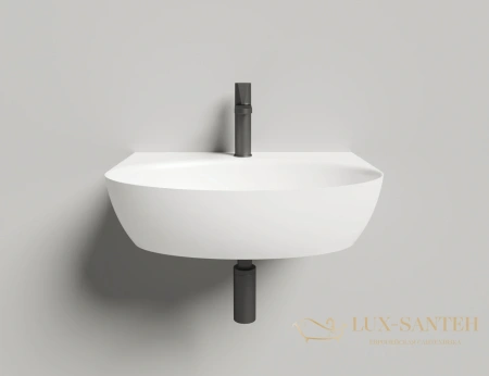 раковина salini alda 140322m s-stone 58x45 см, белый