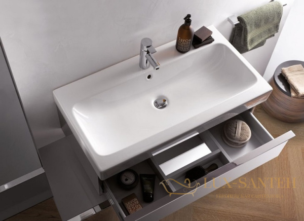 раковина geberit icon 124078000 750х485 мм, белый