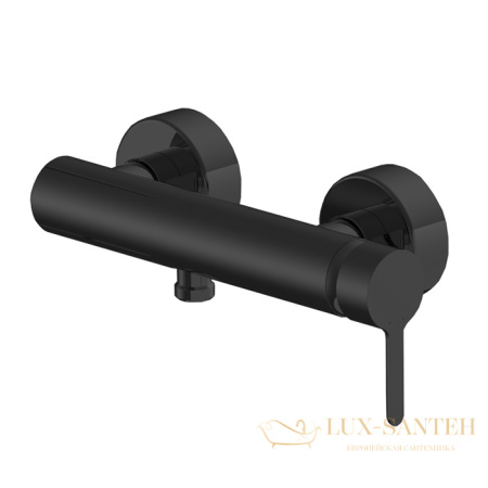 смеситель для душа fima carlo frattini snap f3115/1ns, черный матовый