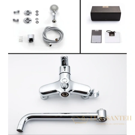 смеситель d&k rhein.marx da1393301 для ванны, хром