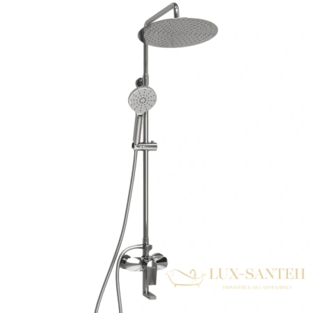 душевая система wasserkraft a166.116.127.087.ch 300 мм, хром