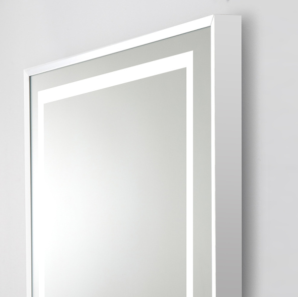 зеркало belbagno kraft spc-kraft-885-785-tch-warm 88.5 см с подсветкой, с подогревом, с сенсорным выключателем, сатин