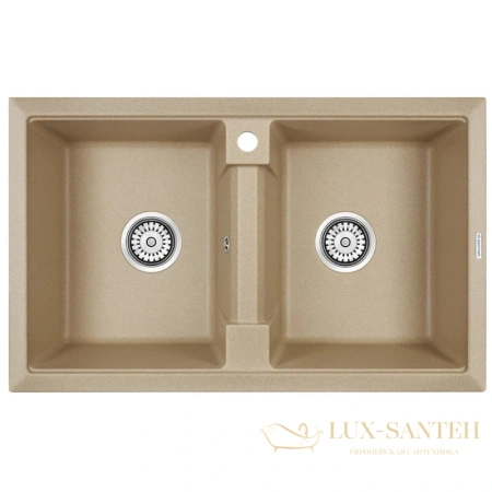 кухонная мойка paulmark zwilling pm238150-qu, песочный