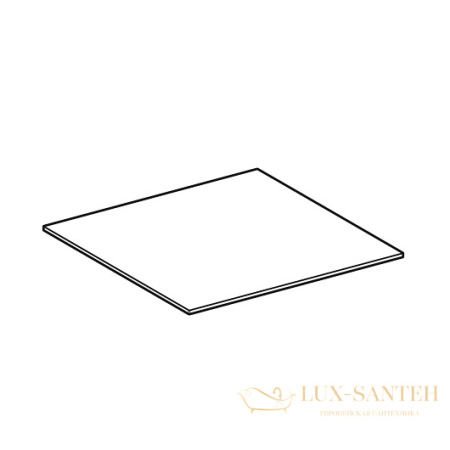 стеклянная полка geberit xeno² 500.523.00.1, прозрачный