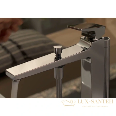 смеситель hansgrohe metropol 32532000 напольный для ванны, хром
