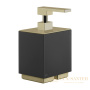 дозатор для жидкого мыла настольный черный gessi inverso accessories 20838.727, brass brushed pvd