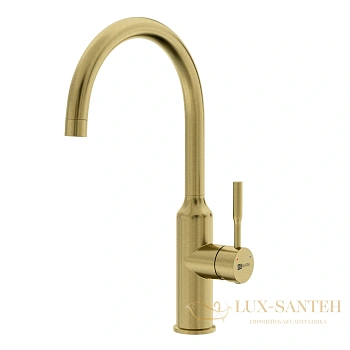 смеситель для кухни lemark expert lm5079lgn, золотой