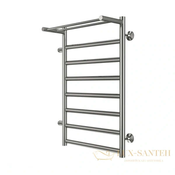 полотенцесушитель водяной terminus хендрикс 4670078531582 с полкой п8 500х800 с боковым подключением 500 слева