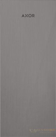 панель axor myedition 245 металл, 47904340, матовый черный хром