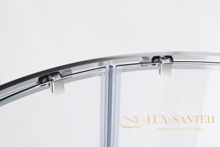 душевой уголок cezares molveno molveno-r-2-100-p-cr 100х100 профиль хром, стекло рифленое