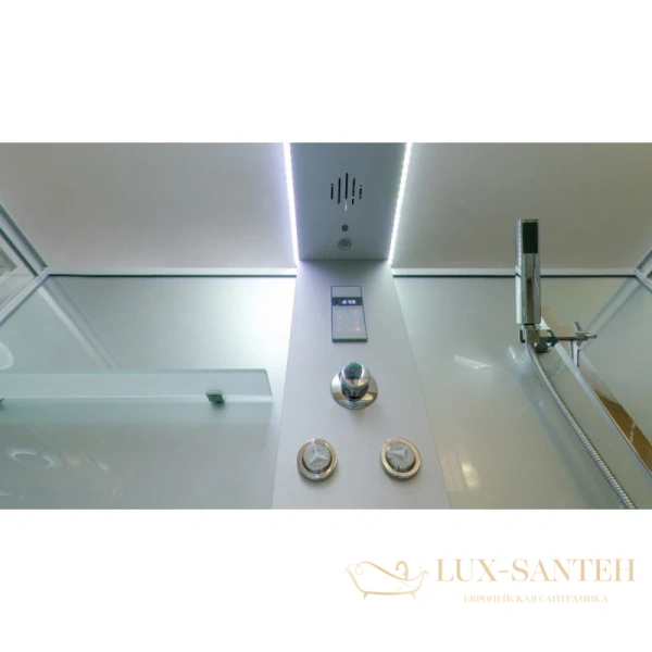 душевая кабина timo lux tl-1505 148x82x220 см, стекло прозрачное