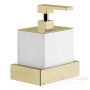 дозатор для жидкого мыла подвесной белый gessi inverso accessories 20814.727, brass brushed pvd