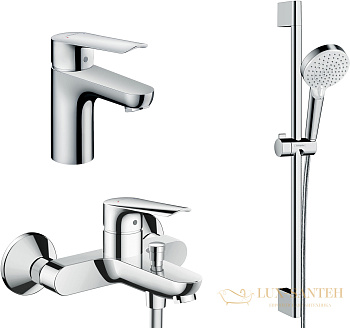душевой комплект hansgrohe set logis e 70 (a)