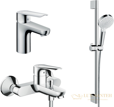 душевой комплект hansgrohe set logis e 70 (a)