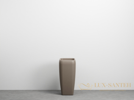 раковина напольная свободностоящая cielo shui shfreec an, 400x400x850h мм, без отверстия под смеситель, без перелива в комплекте с сифоном и крепление