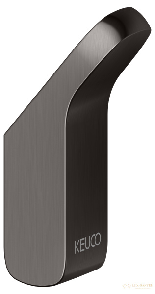 крючок keuco moll, 12715350000, титан черный шлифованный