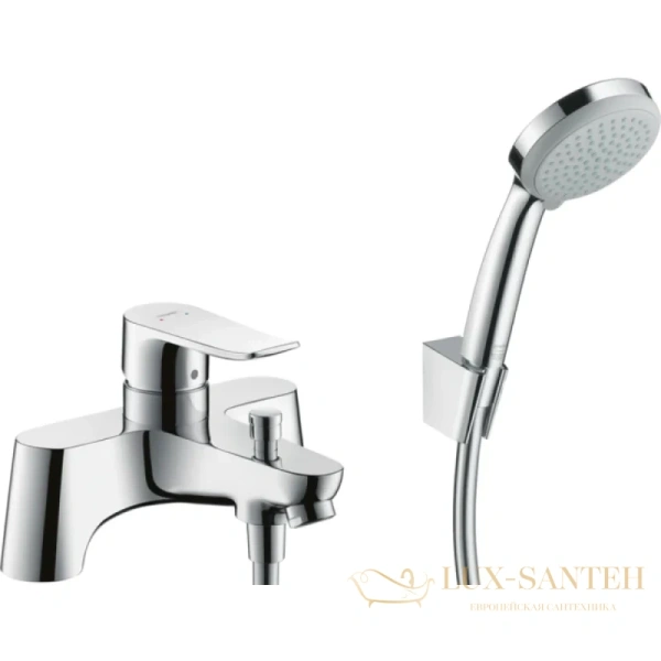смеситель для ванны hansgrohe metris 31422000, хром