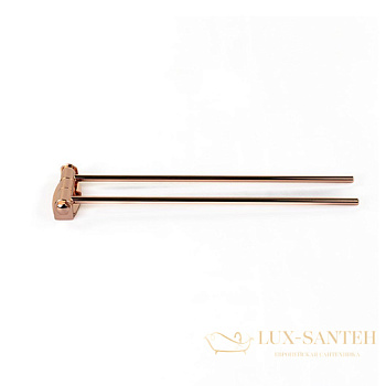 полотенцедержатель двойной поворотный stil haus hashi, hs16(17), розовое золото