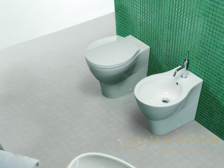 унитаз приставной hatria nido y0qu01, белый глянцевый