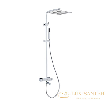 душевая система для ванны 075023, berges kalisto 3s, с термостатом, хром