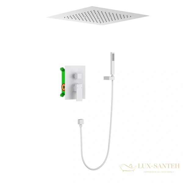 душевая система для душа встраиваемая timo selene sx-2029/16sm, белый матовый