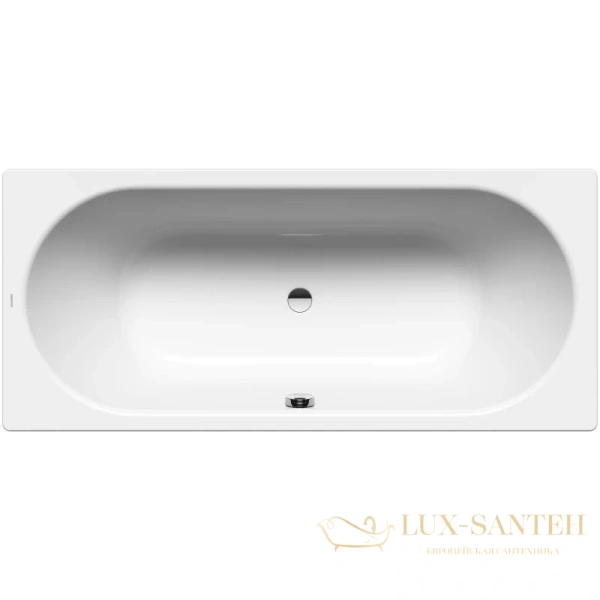 стальная ванна kaldewei classic duo 291030003001 110 180х80 см с покрытием anti-slip и easy-clean, альпийский белый 