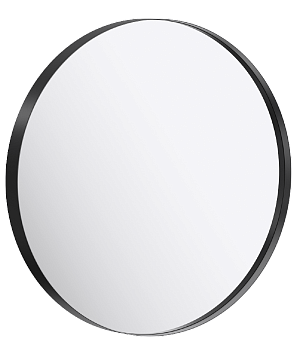 зеркало aqwella круглое-60, rm0206blk, цвет черный