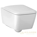 Чаша подвесного унитаза Geberit iCon Square 201950000 безободковая, белый
