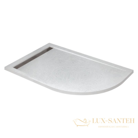 экран для поддона из искусственного мрамора cezares tray-as-rh-100/80-100-scr-r, белый