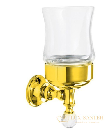 стакан стеклянный stil haus smart light sl10(16) настенный, золото