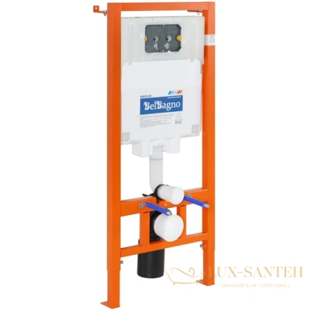 комплект подвесной унитаз belbagno loto bb070chr/sc + система инсталляции belbagno bb002-80 + bb005-pr-chrome, белый