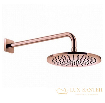верхний душ gessi rilievo 59148.030 ø 200 мм, copper pvd