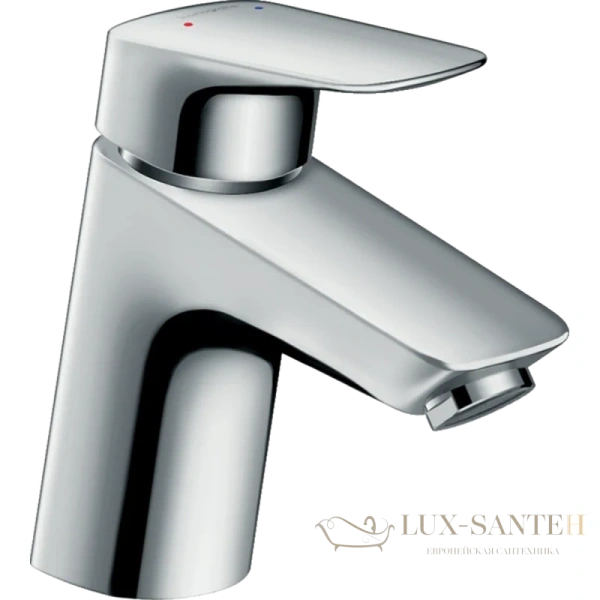 смеситель для раковины hansgrohe logis 71074000, хром