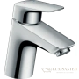 смеситель для раковины hansgrohe logis 71074000, хром
