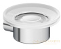 мыльница подвесная kludi vela r, 5898505, хром глянцевый