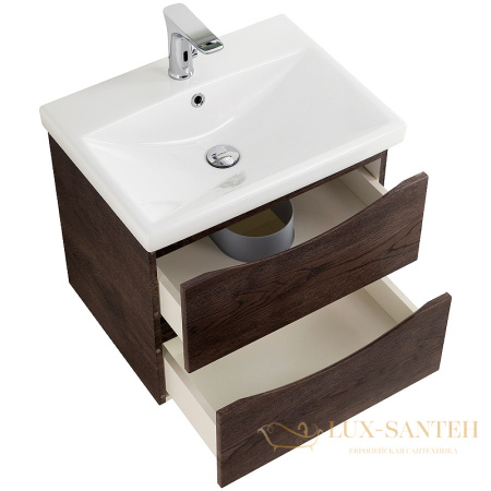 тумба под раковину belbagno marino-cer marino-cer-700-2c-so-rng-p 70 см подвесная, rovere nature grigio