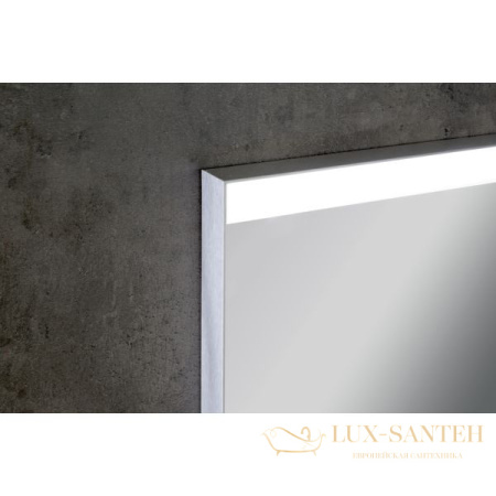 зеркало xpertials osna 84354135-46470 120х80 см, led свет, вкл/выкл с диммером, профиль матовый хром
