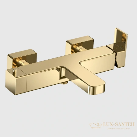 смеситель для ванны aquame savona aqm6812gg, золото